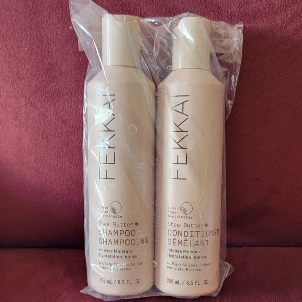 FEKKAI Shae Butter Shampoo & Conditioner Set BRAND NEW!